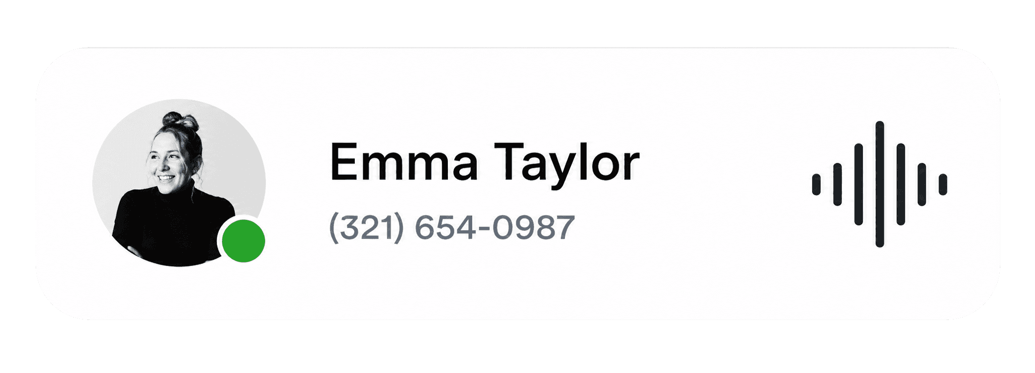 Contact bar